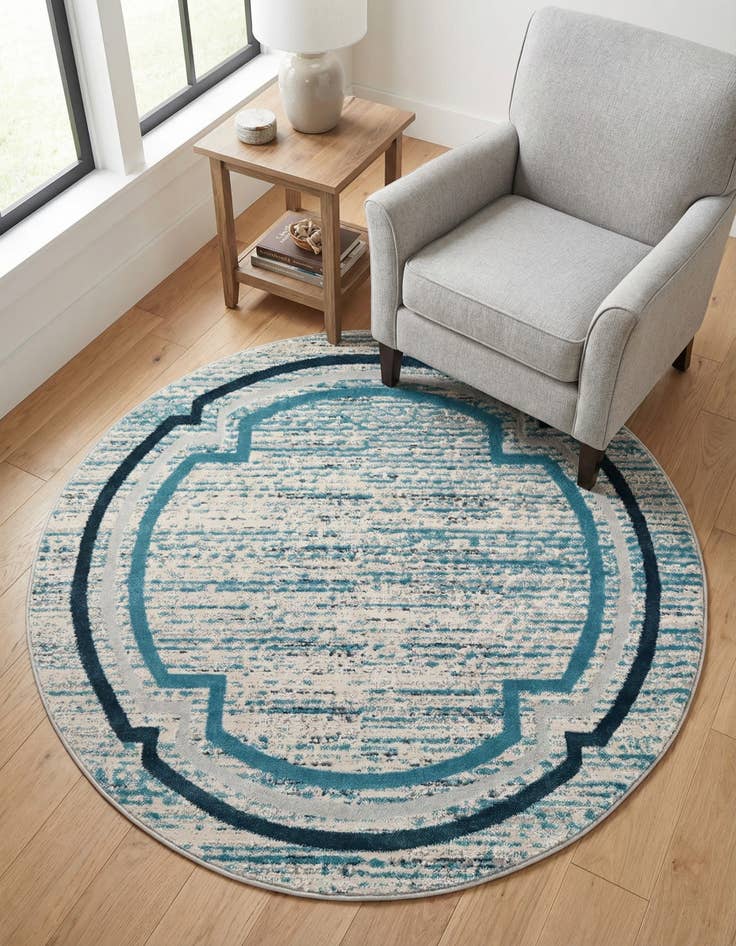 Detail image of 4' x 4' Oasis Round Rug