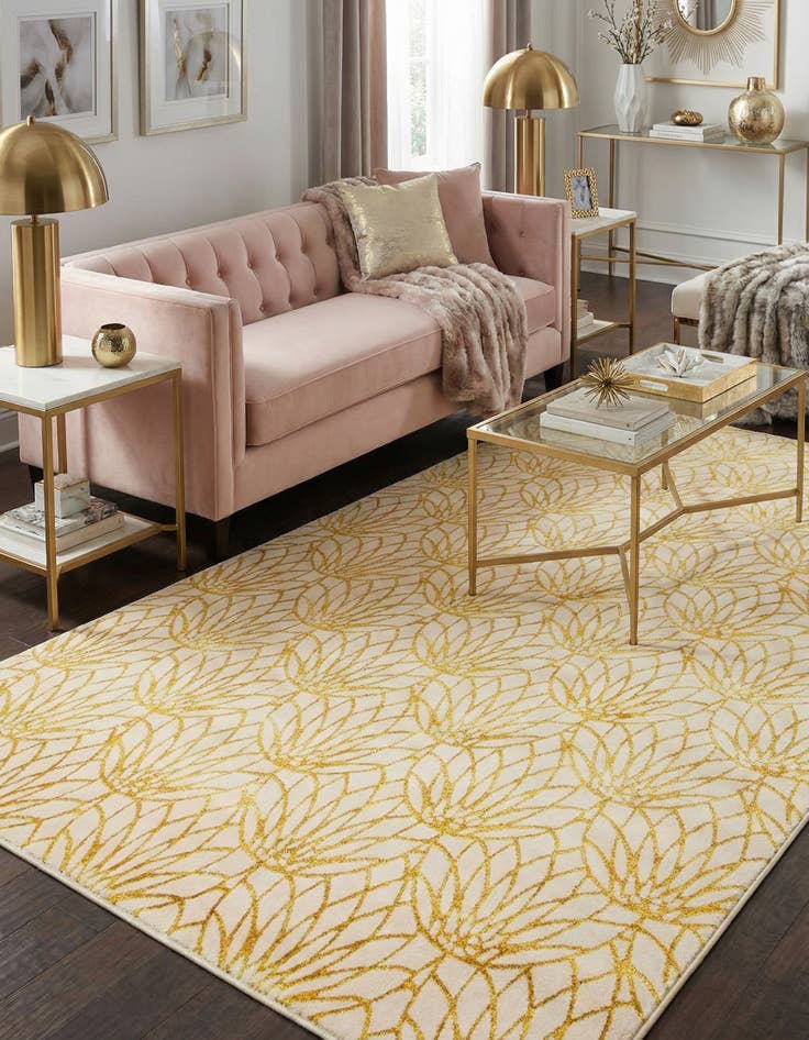 Detail image of 7' 10 x 10' Marilyn Monroe&trade; Glam Dahlia Rug