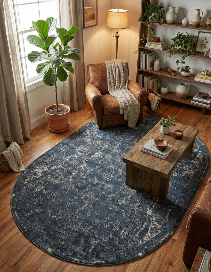 Detail image of 6' 1 x 9' Oregon Oval Rug