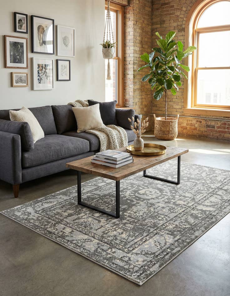 Detail image of 5' 3 x 8' Miranda Rug