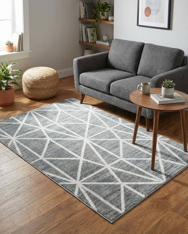 Detail image of 3' 3 x 5' 3 Lattice Trellis Rug