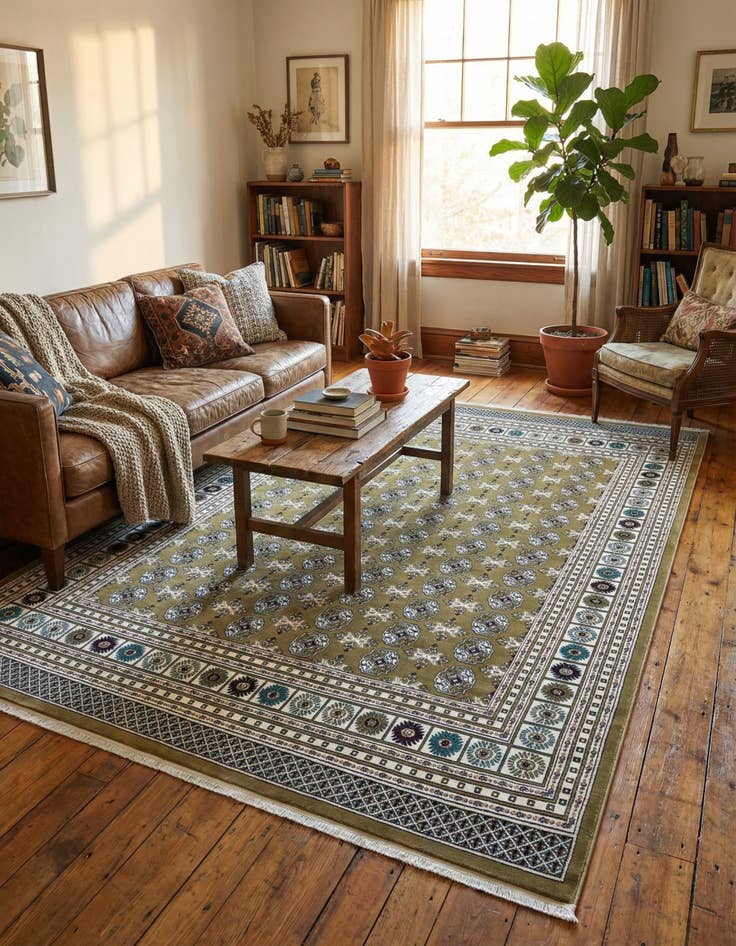 Detail image of 7' 10 x 10' Nain Design Rug