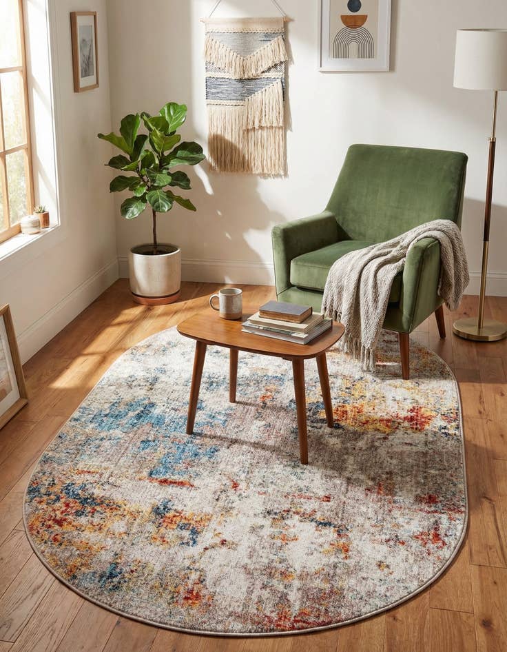 Detail image of 3' 3 x 5' 3 Andromeda Oval Rug