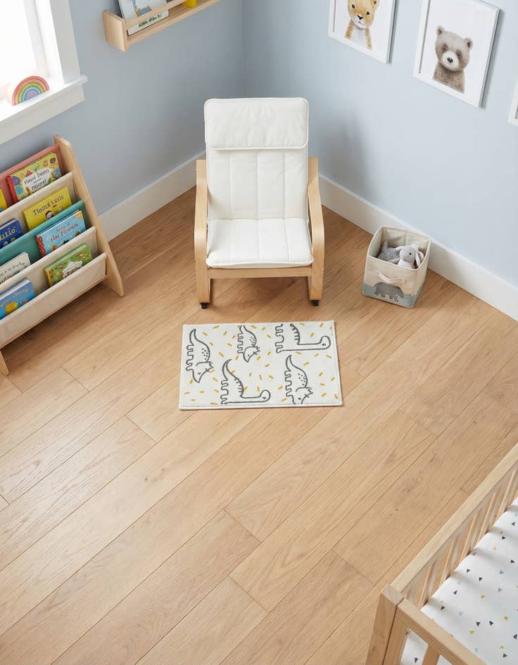 Detail image of 2' 2 x 3' 1 Dinosaur Whimsy Kids Rug