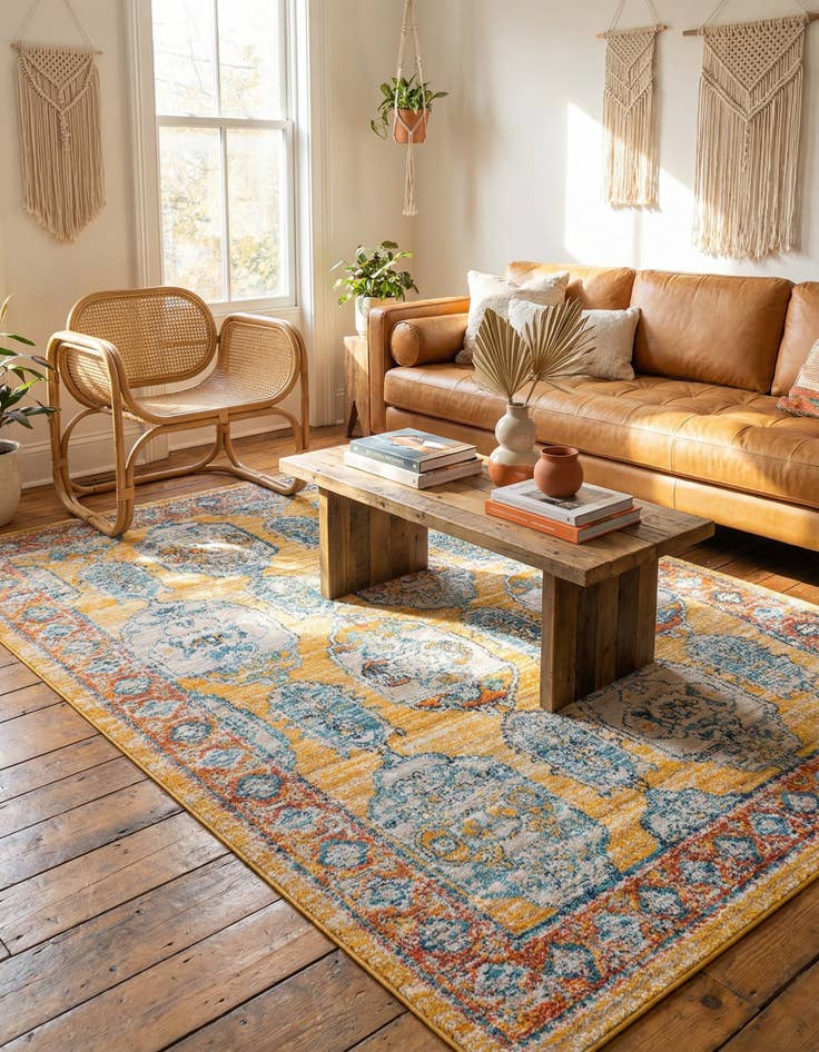 Detail image of 5' 3 x 8' Lola Rug