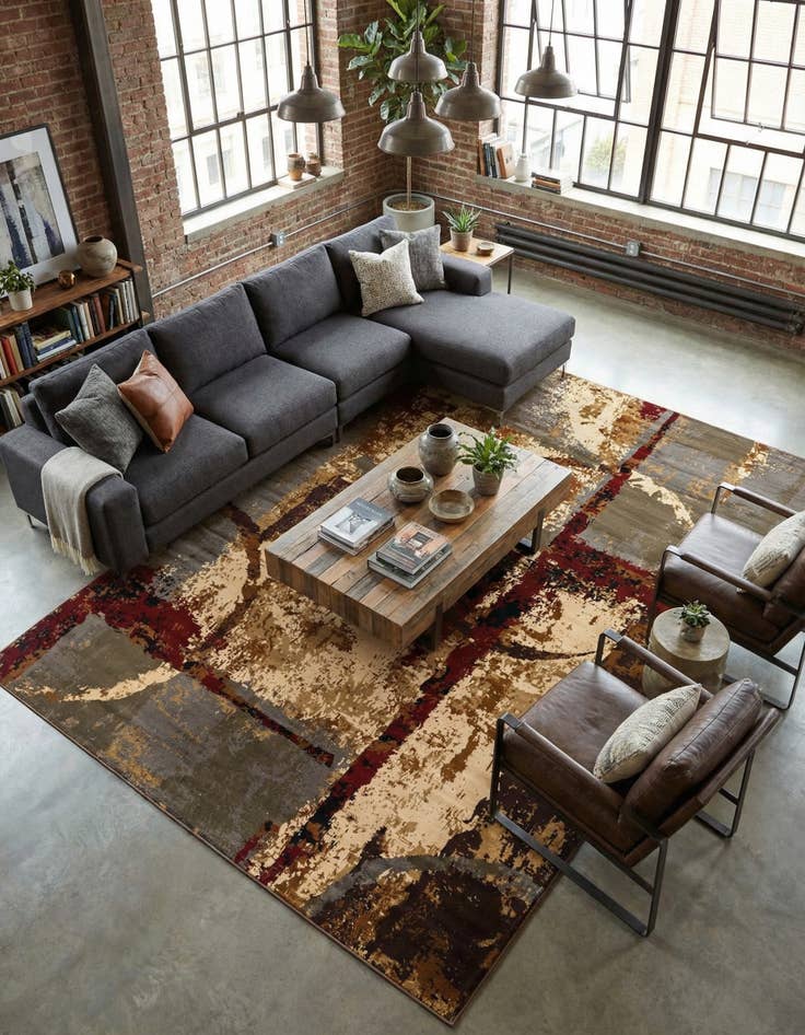 Detail image of 10' x 13' Coffee Shop Rug