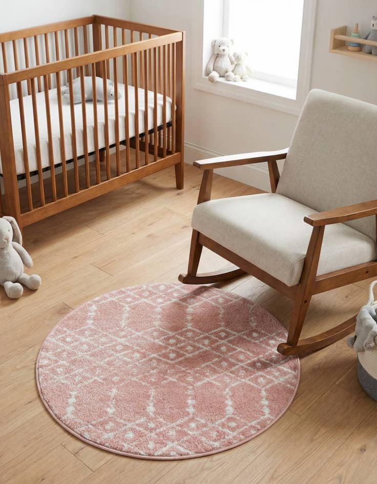 Detail image of 3' x 3' Paxon Trellis Round Rug