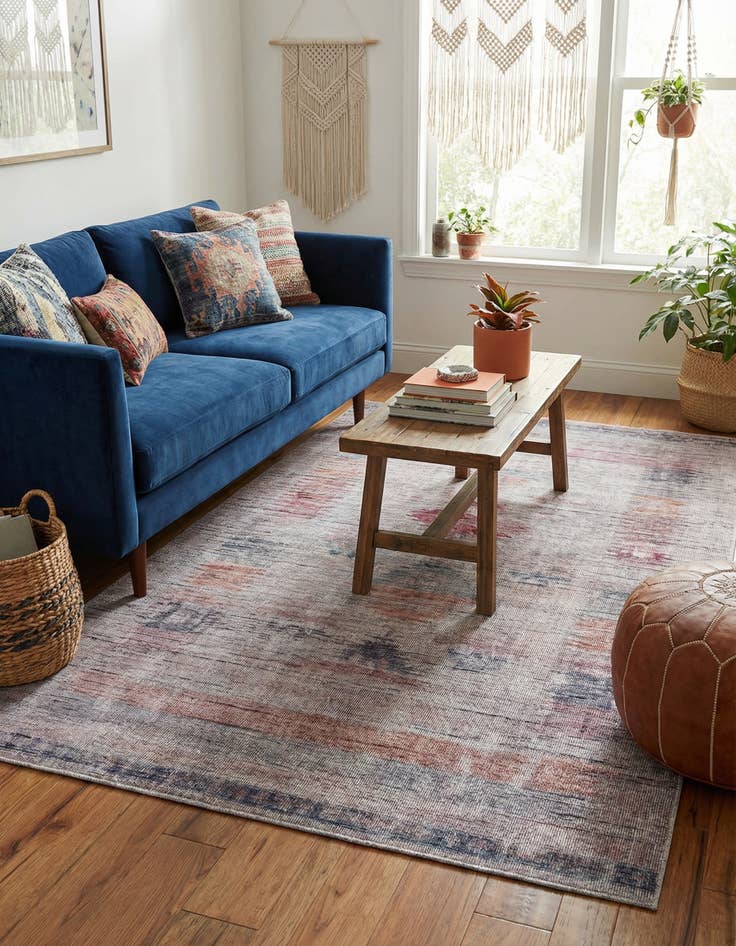 Detail image of 6' x 9'  Washable Sisu Rug