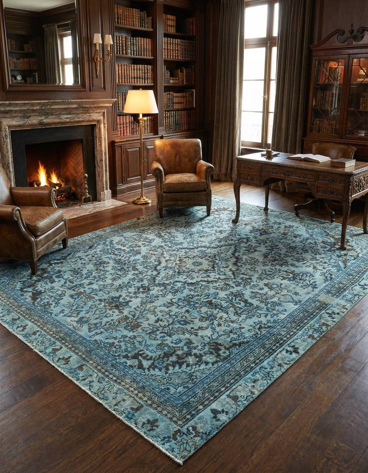 Detail image of 10' 7 x 10' 7 Vintage Royal Square Rug