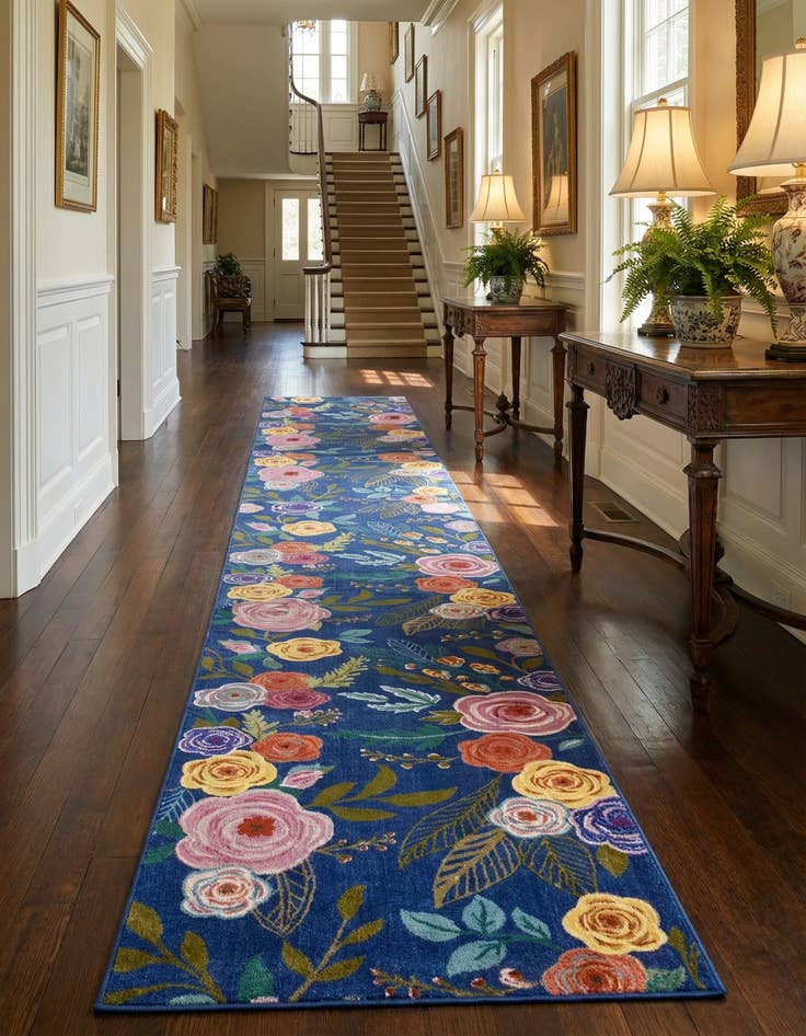 Detail image of 2' 7 x 19' 8 Blossom Runner Rug