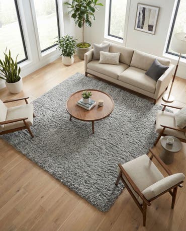  8' x 8' Infinity Shag Square Rug