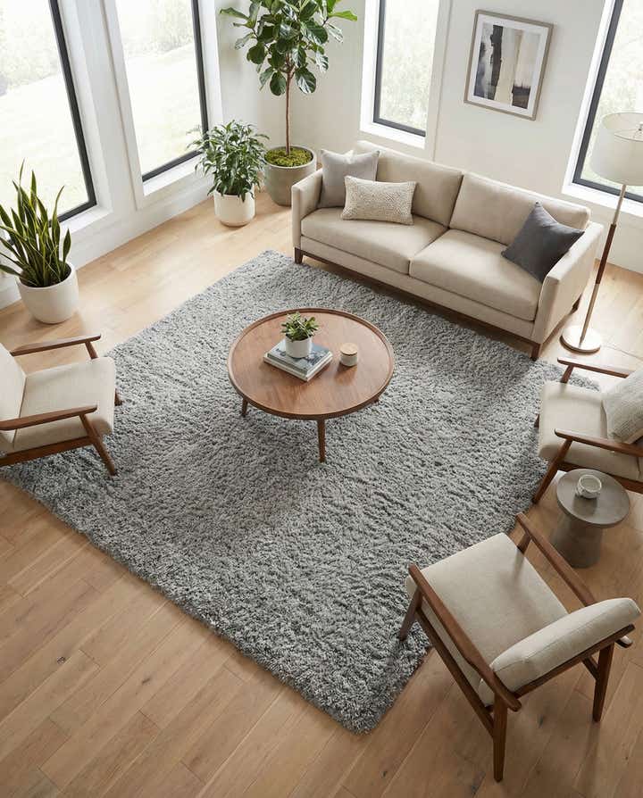 8' x 8' Infinity Shag Square Rug