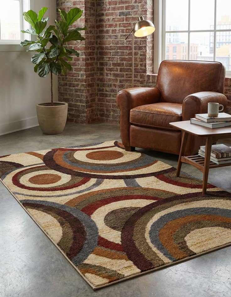 Detail image of 3' x 5' 3 Cafe Rug