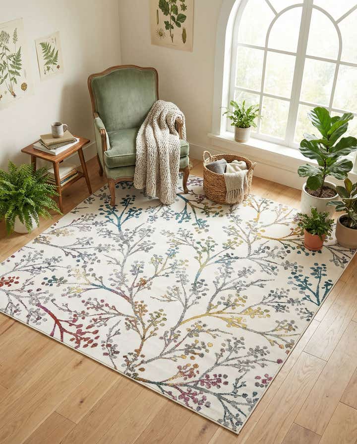 6' x 6' Blossom Square Rug