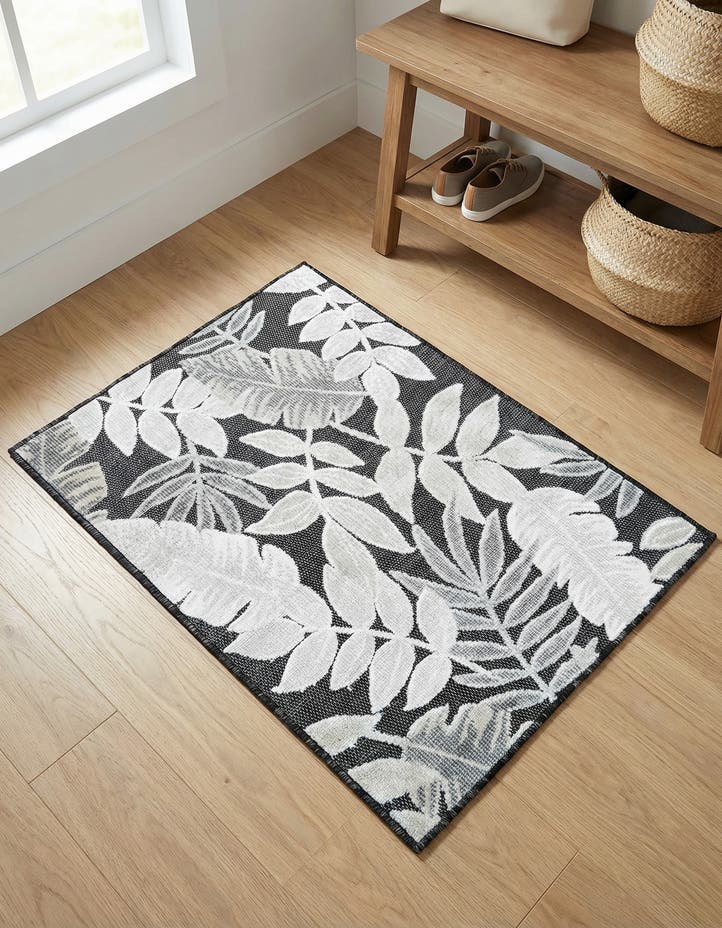 2' 2 x 3' Easy-Clean Botanical Indoor / Outd...