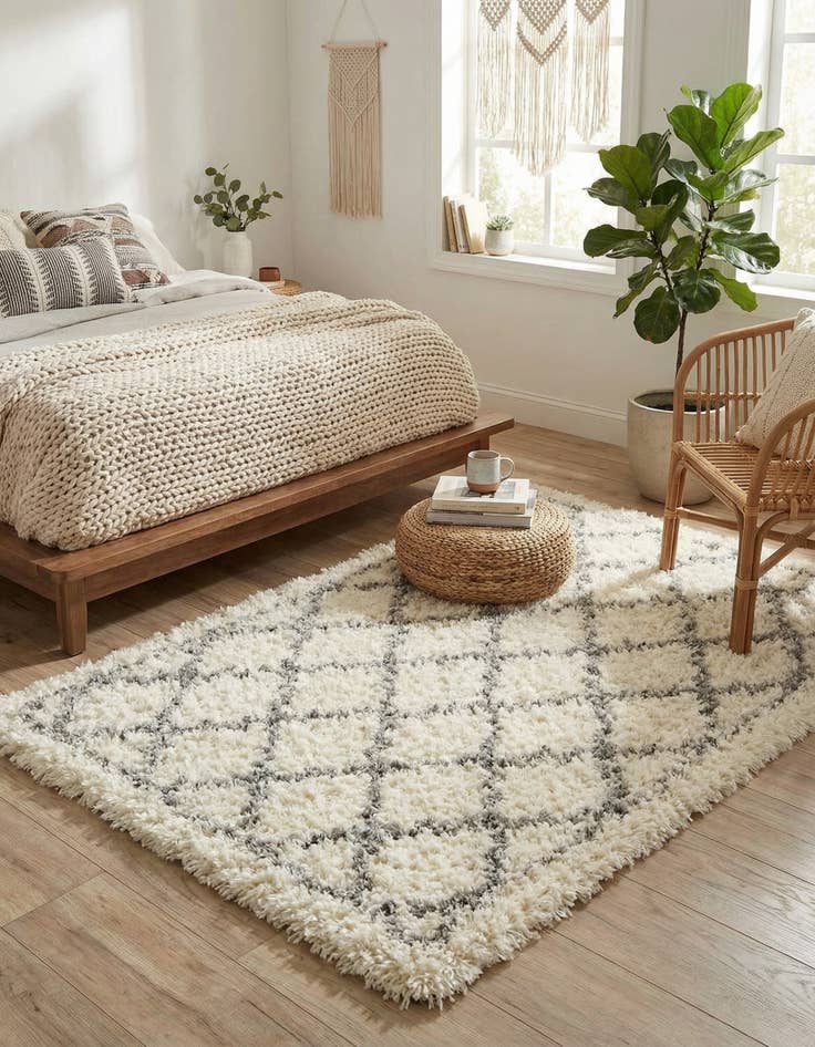 Detail image of 4' x 6' Infinity Shag Rug