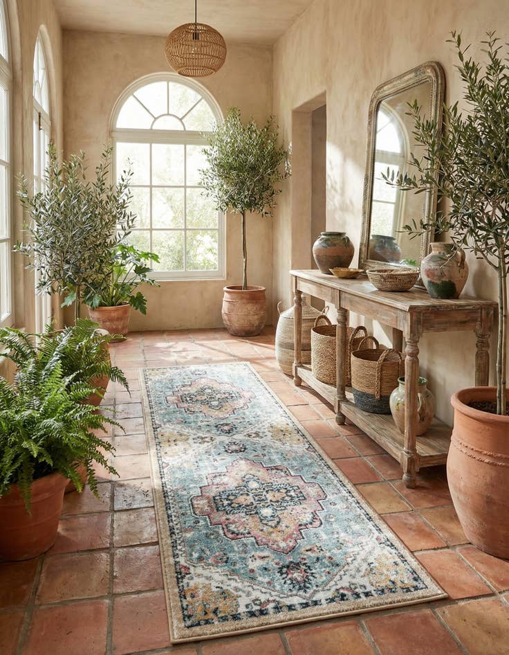 Detail image of 2' 2 x 6' Medina Runner Rug