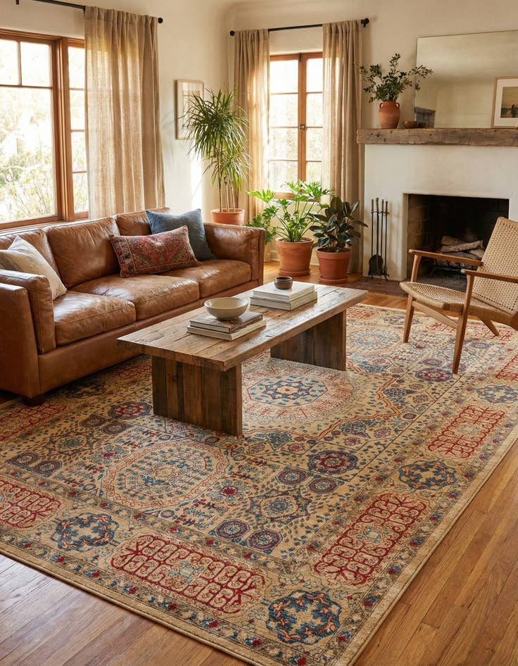 Detail image of 9' x 12' Mamluk Rug