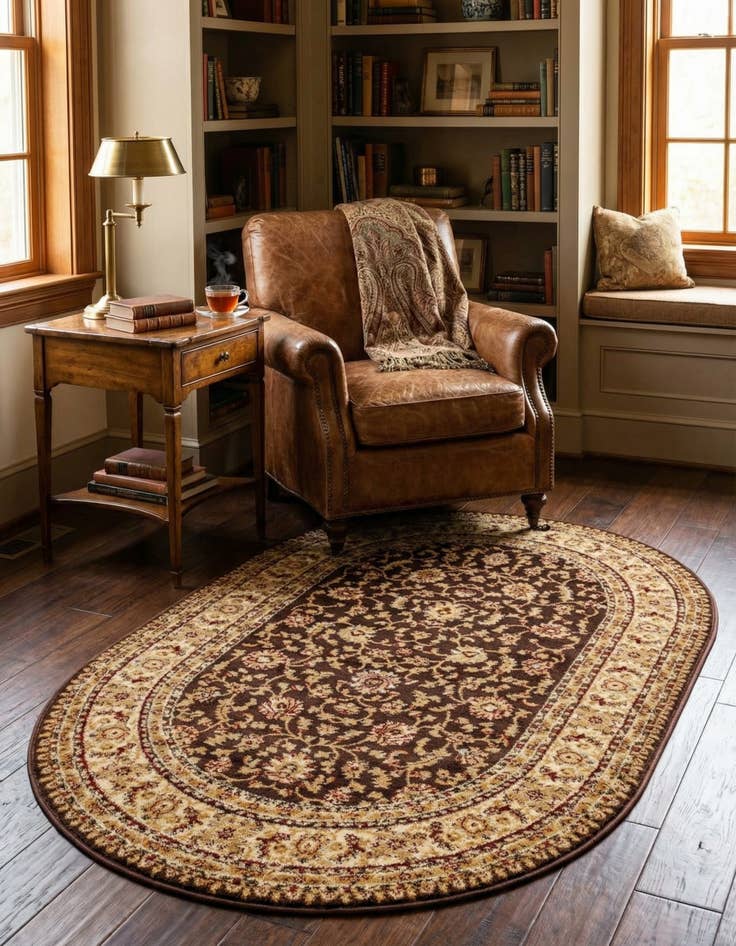 Detail image of  4' x 6' Aditi Oval Rug