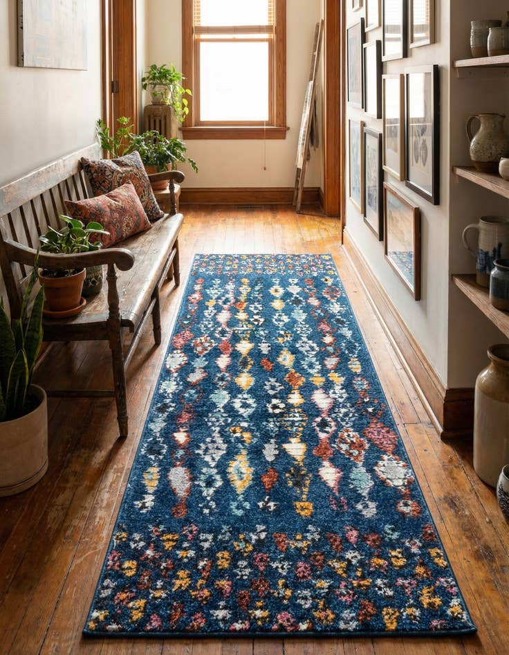 Detail image of 2' 2 x 6' Morocco Runner Rug