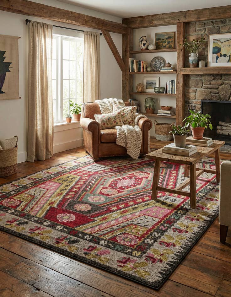 Detail image of 8' x 11' Washable Mesa Rug