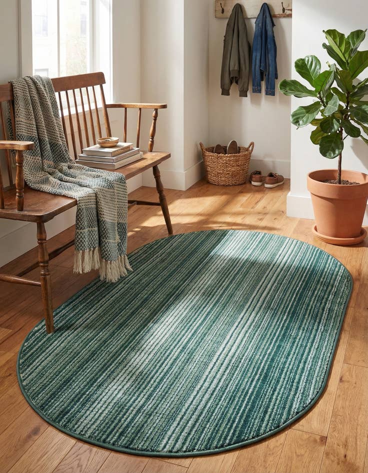 Detail image of 3' 3 x 5' 3 Gemstone Oval Rug