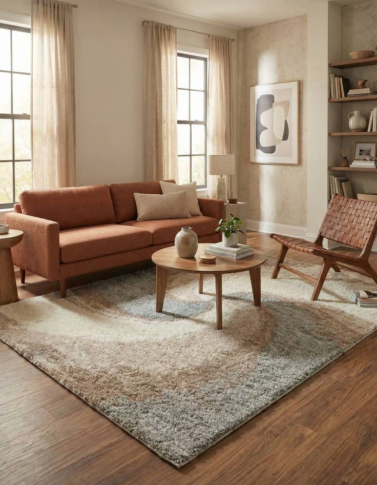 Detail image of 7' 10 x 10' Soft Touch Shag Rug