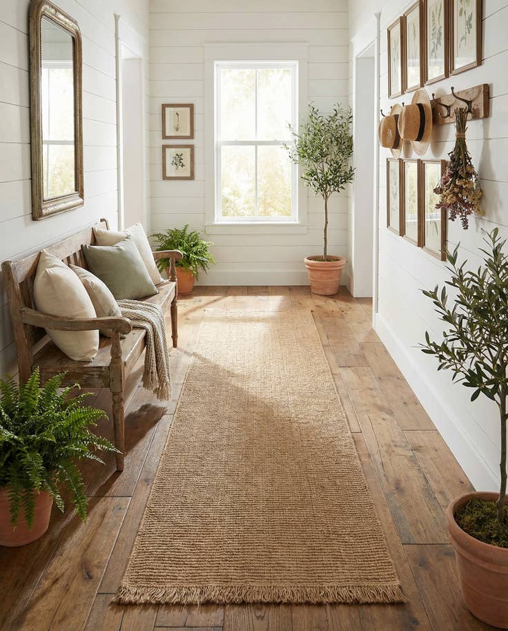 Detail image of 2' 7 x 12' Cottage Farm Runner Rug