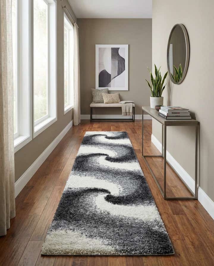 2' 7 x 10' Soft Touch Shag Runner Rug