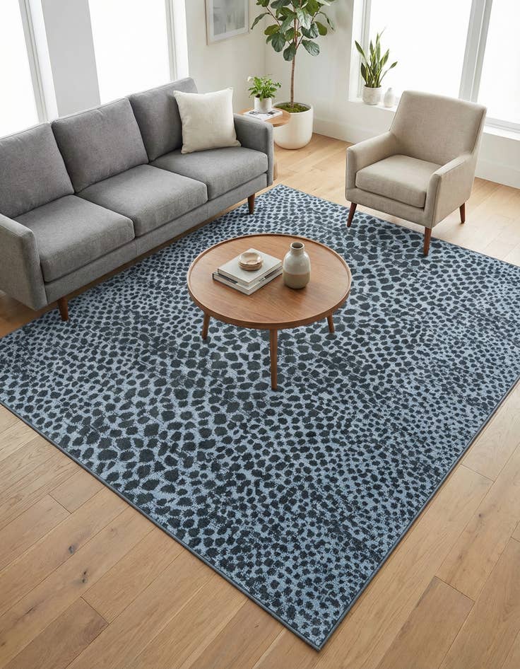 Detail image of 7' 10 x 7' 10 Kamala Washable Square Rug