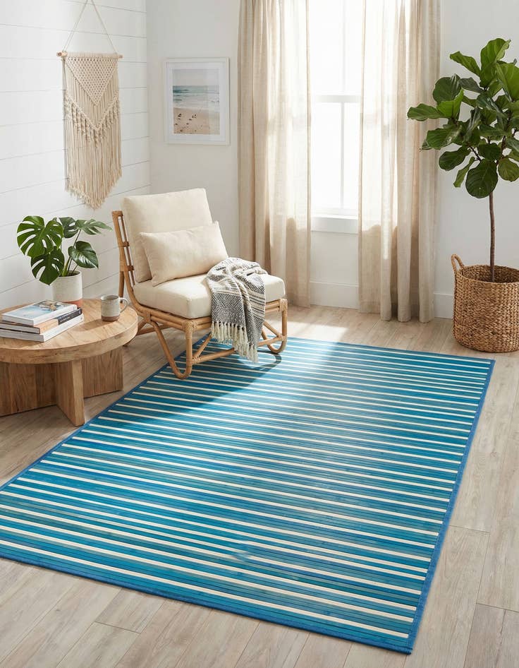 Detail image of 4' x 6' Bamboo Rug