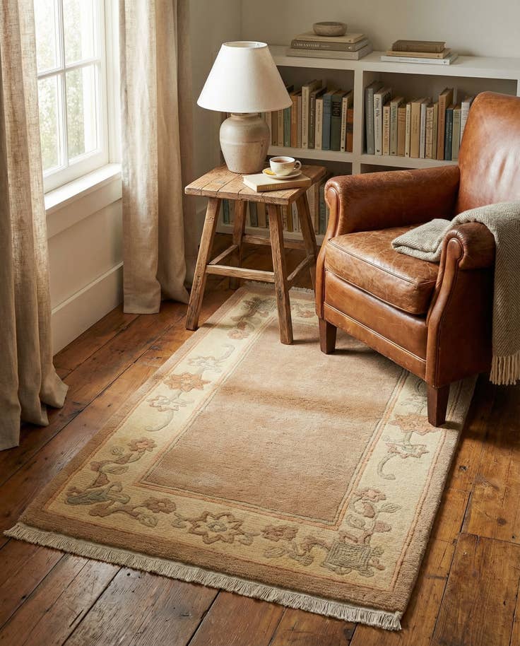 Detail image of 3' 1 x 5' 2 Hand Knotted Tibet Wool Rug