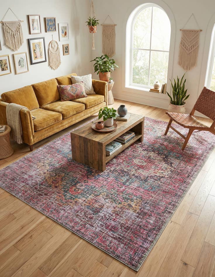 Detail image of 9' 2 x 12'  Washable Mangata Rug