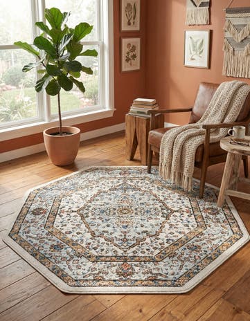 4' x 4' Nyla Octagon Rug