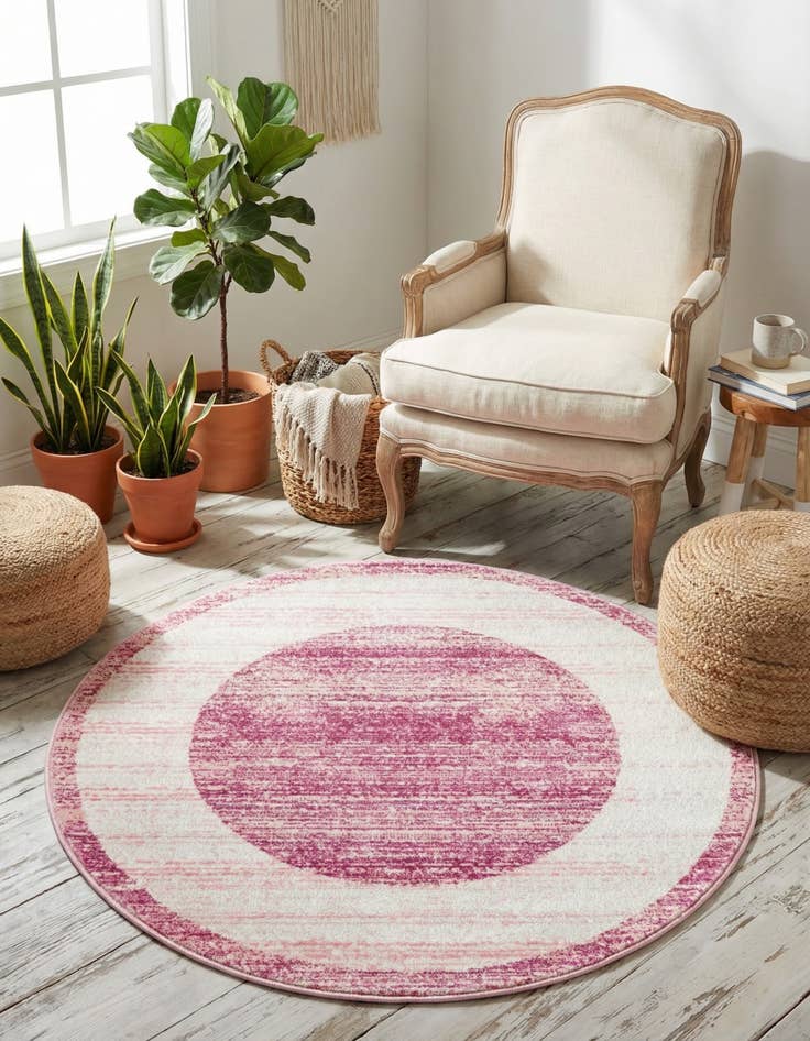 Detail image of 3' x 3' Uptown Yorkville Round Rug