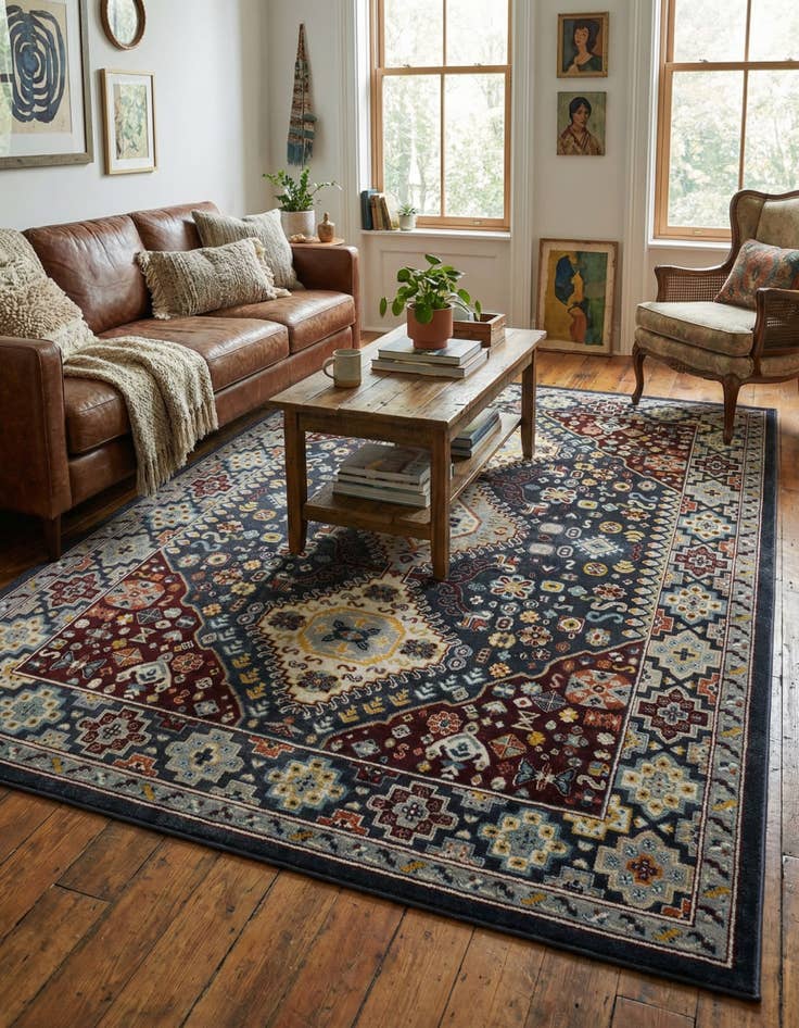 Detail image of 7' 10 x 10' Kamala Washable Rug