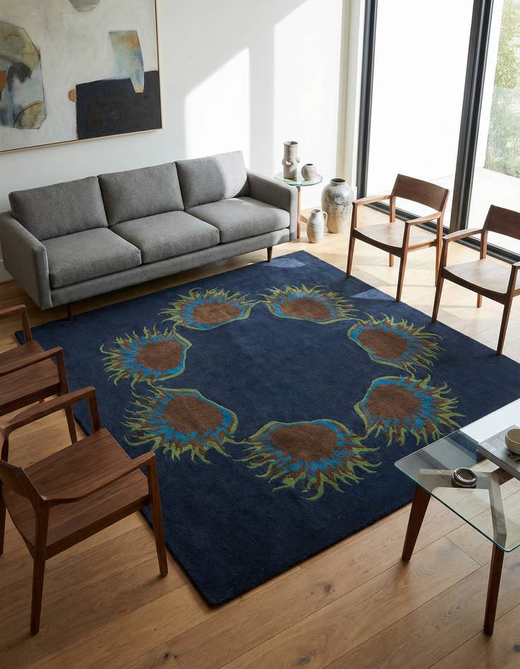 Detail image of 7' 6 x 7' 7 Luna Square Rug