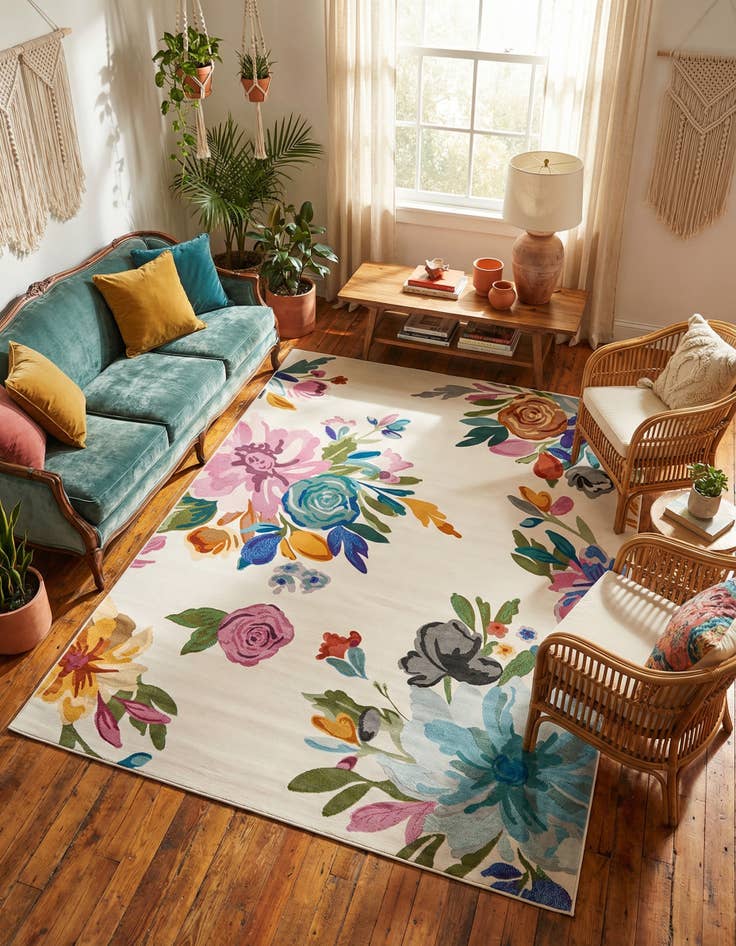 Detail image of 7' 1 x 10' Blossom Rug