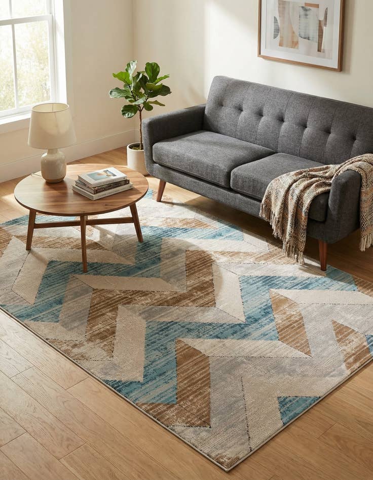 Detail image of 5' x 8' Leipzig Rug