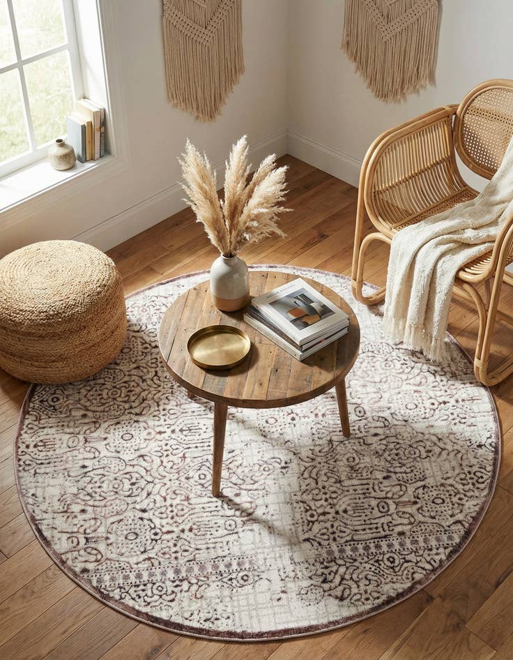 Detail image of 5' 3 x 5' 3 Derbyshire Round Rug