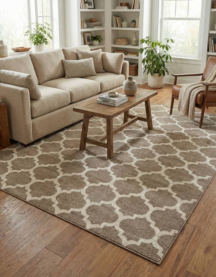 Detail image of 7' 10 x 10' Lattice Rug