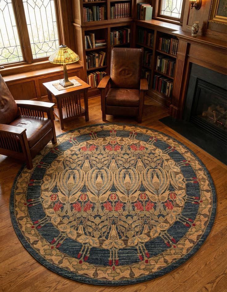 Detail image of 6' x 6' Chelsea Round Rug