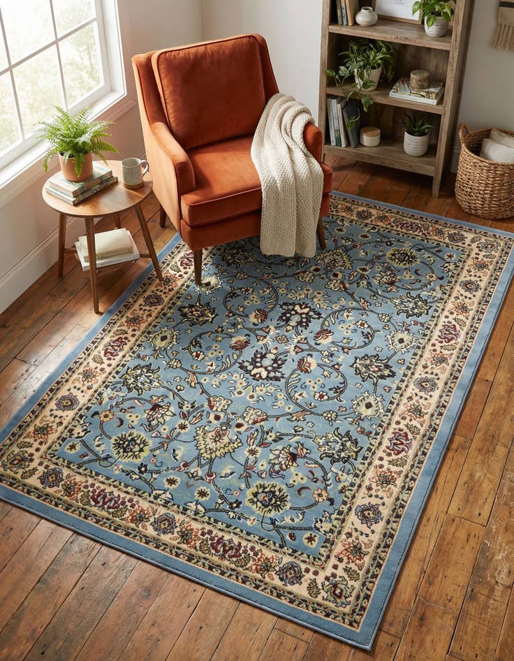 Detail image of 4' x 6' Kashan Design Rug