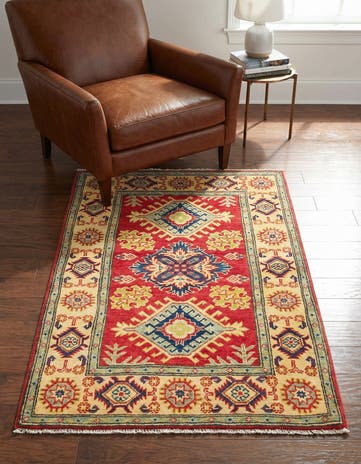 2' 8 x 3' 11 Hand Knotted Kazak Rug