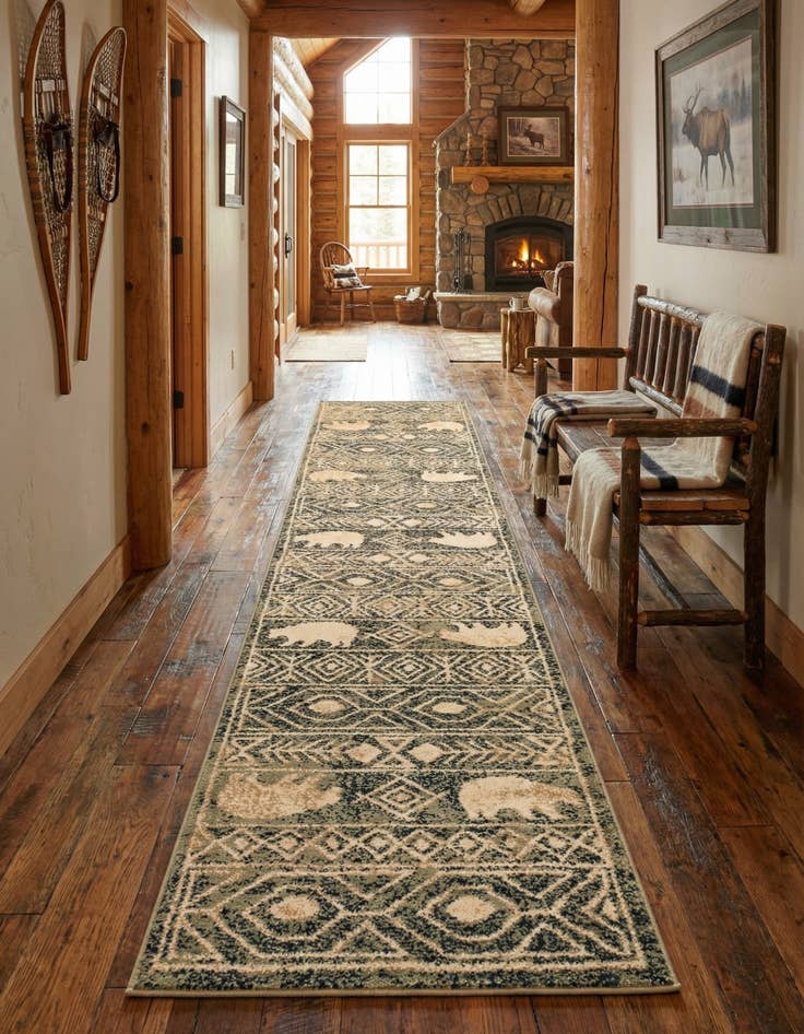 Detail image of 2' x 10' Pioneer Runner Rug