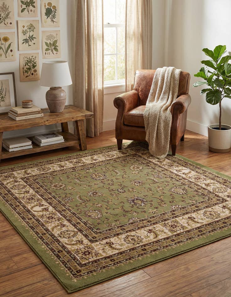 Detail image of 6' x 6' Aditi Square Rug