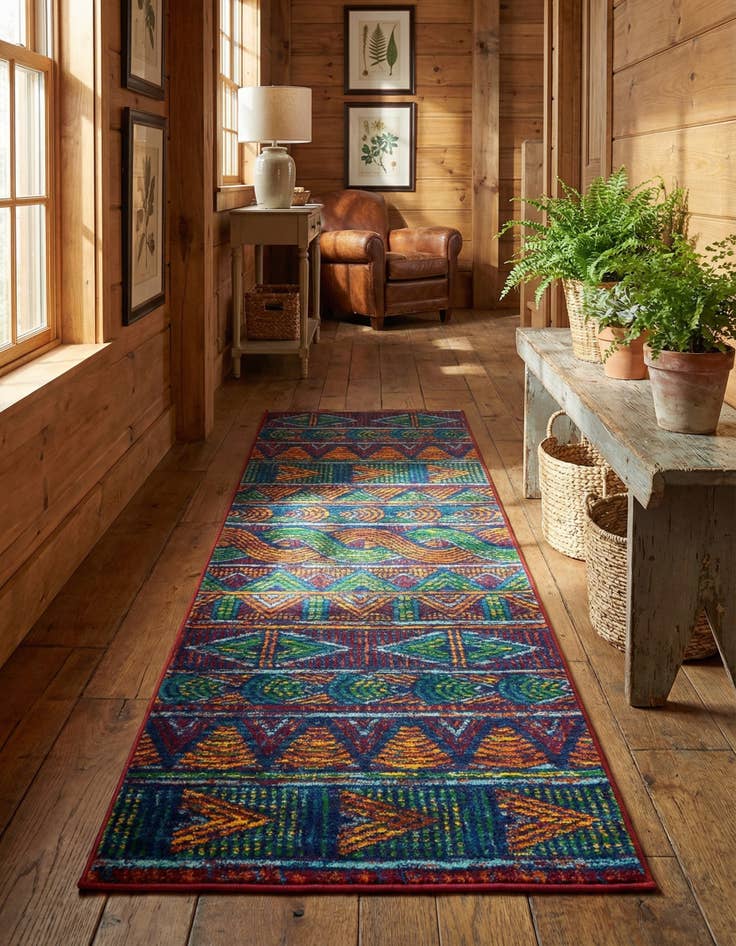 Detail image of 2' x 6' Calypso Runner Rug