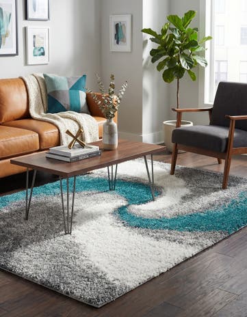 5' 3 x 8' Soft Touch Shag Rug