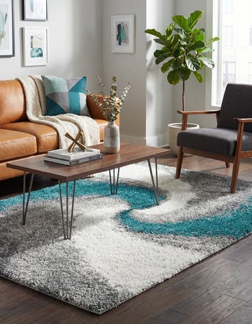 5' 3 x 8' Soft Touch Shag Rug