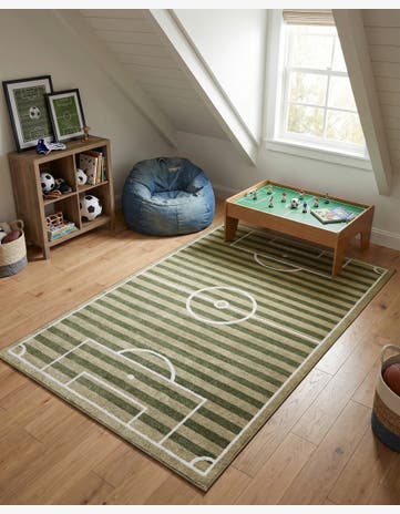 4' x 6' Sports Washable Rug